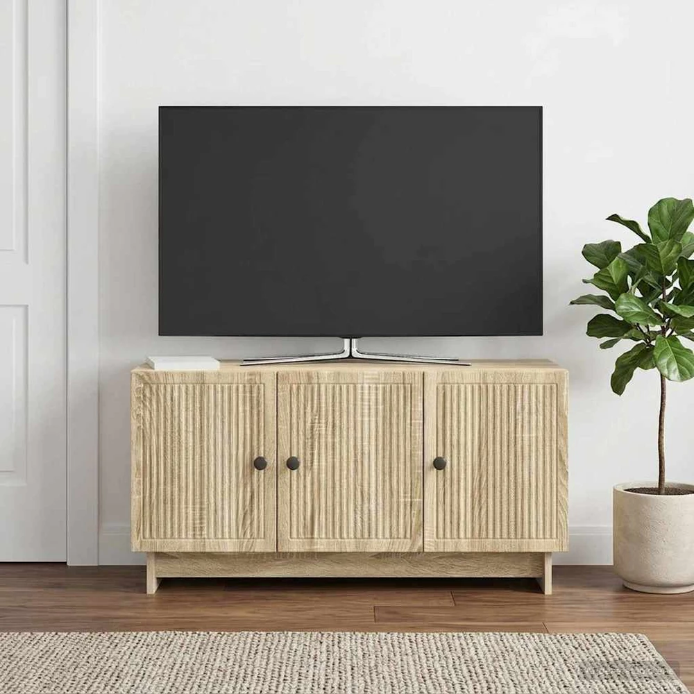 TV staliukas Televizoriaus spintelė 99 x 34,5 x 50 cm Sonoma ąžuolas