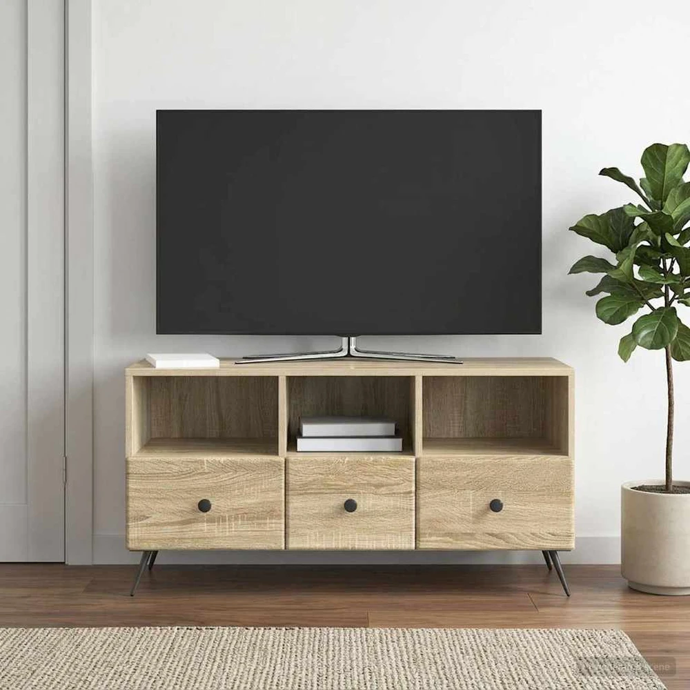 TV staliukas Televizoriaus spintelė Sonoma ąžuolas 102 x 34,5 x 50 cm