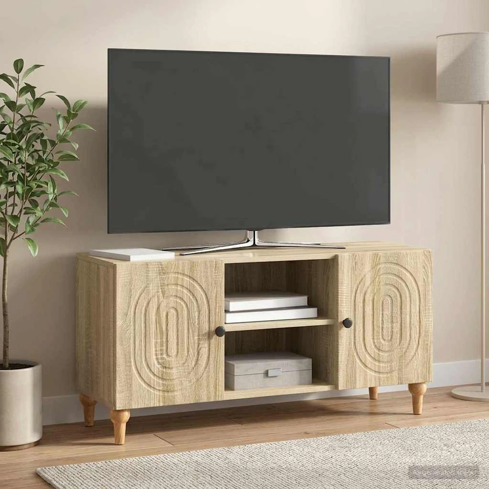 TV staliukas Televizoriaus spintelė Sonoma ąžuolas 102 x 34,5 x 50 cm