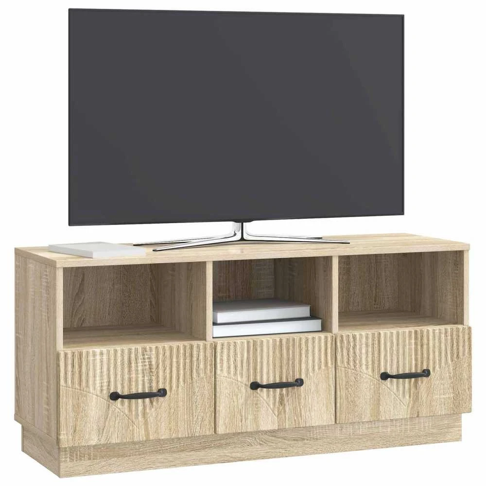 TV staliukas Televizoriaus spintelė Sonoma ąžuolas 102 x 34,5 x 47 cm