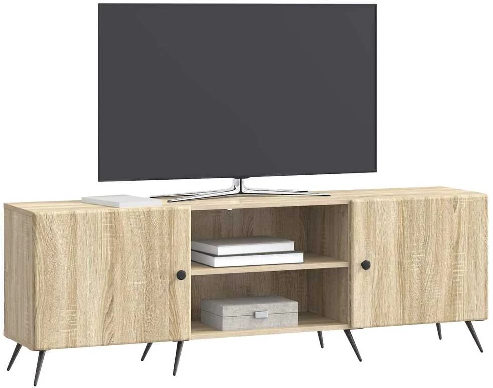 TV staliukas Televizoriaus spintelė 150 x 31 x 50 cm Sonoma ąžuolas