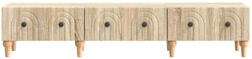 TV staliukas Televizoriaus spintelė Sonoma ąžuolas 147 x 34,5 x 30 cm