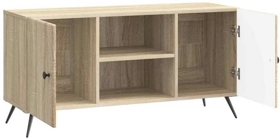 TV staliukas Televizoriaus spintelė 102 x 34,5 x 50 cm Sonoma ąžuolas