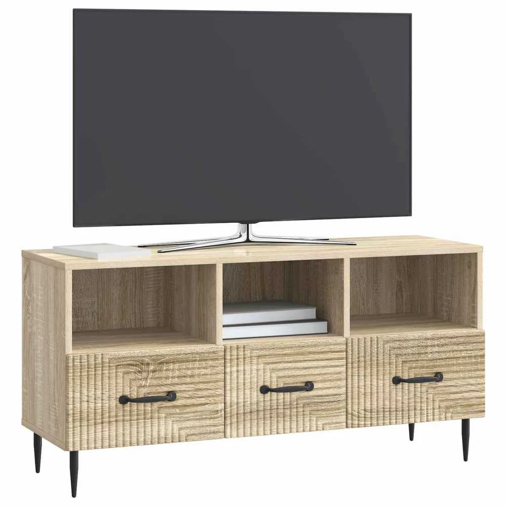 TV staliukas Televizoriaus spintelė Sonoma ąžuolas 102 x 34,5 x 50 cm