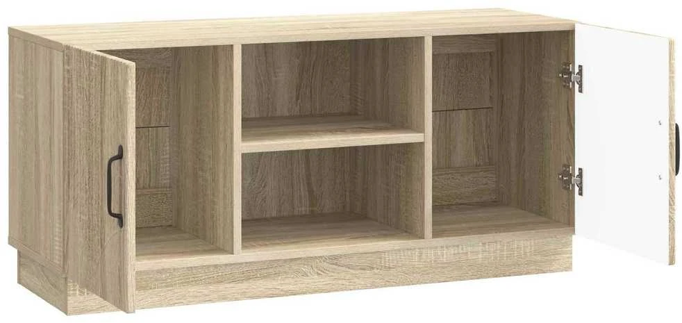 TV staliukas Televizoriaus spintelė 102 x 34,5 x 47 cm Sonoma ąžuolas
