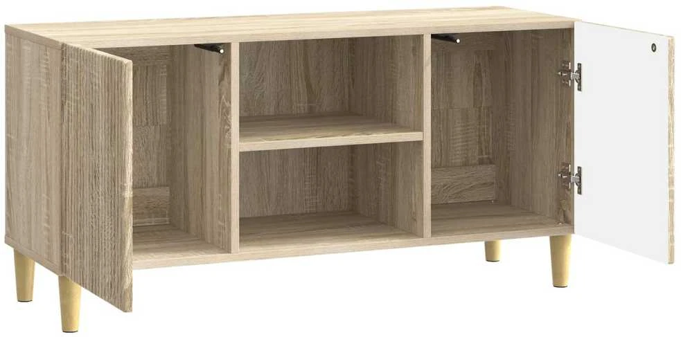 TV staliukas Televizoriaus spintelė 102 x 34,5 x 50 cm Sonoma ąžuolas