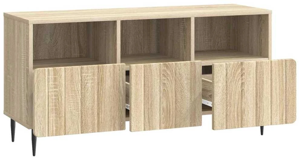 TV staliukas Televizoriaus spintelė Sonoma ąžuolas 102 x 34,5 x 50 cm