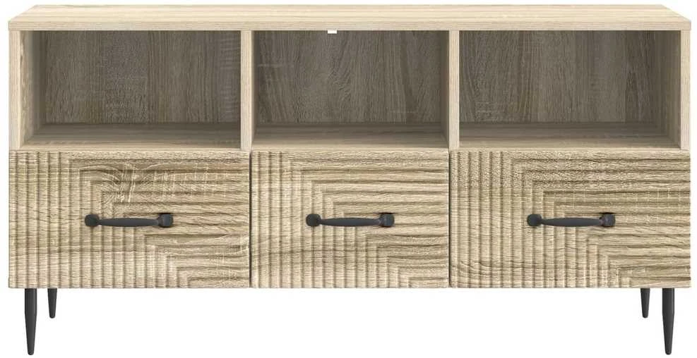 TV staliukas Televizoriaus spintelė Sonoma ąžuolas 102 x 34,5 x 50 cm