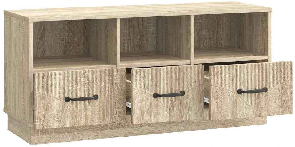 TV staliukas Televizoriaus spintelė Sonoma ąžuolas 102 x 34,5 x 47 cm