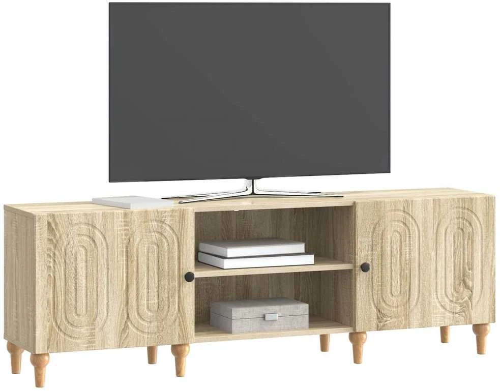 TV staliukas Televizoriaus spintelė 150 x 31 x 50 cm Sonoma ąžuolas