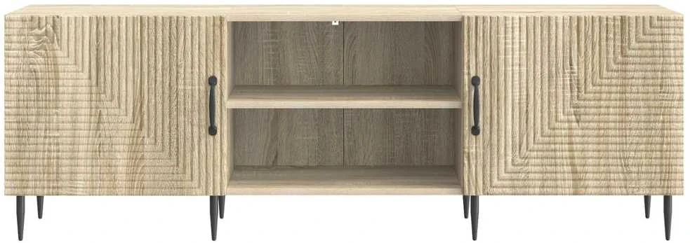 TV staliukas Televizoriaus spintelė 150 x 31 x 50 cm Sonoma ąžuolas