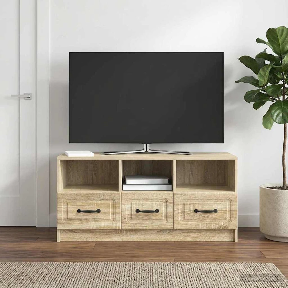 TV staliukas Televizoriaus spintelė Sonoma ąžuolas 102 x 34,5 x 47 cm