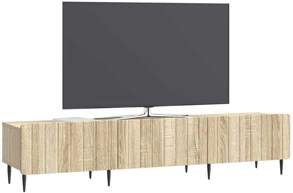 TV staliukas Televizoriaus spintelė 147 x 34,5 x 32 cm Sonoma ąžuolas