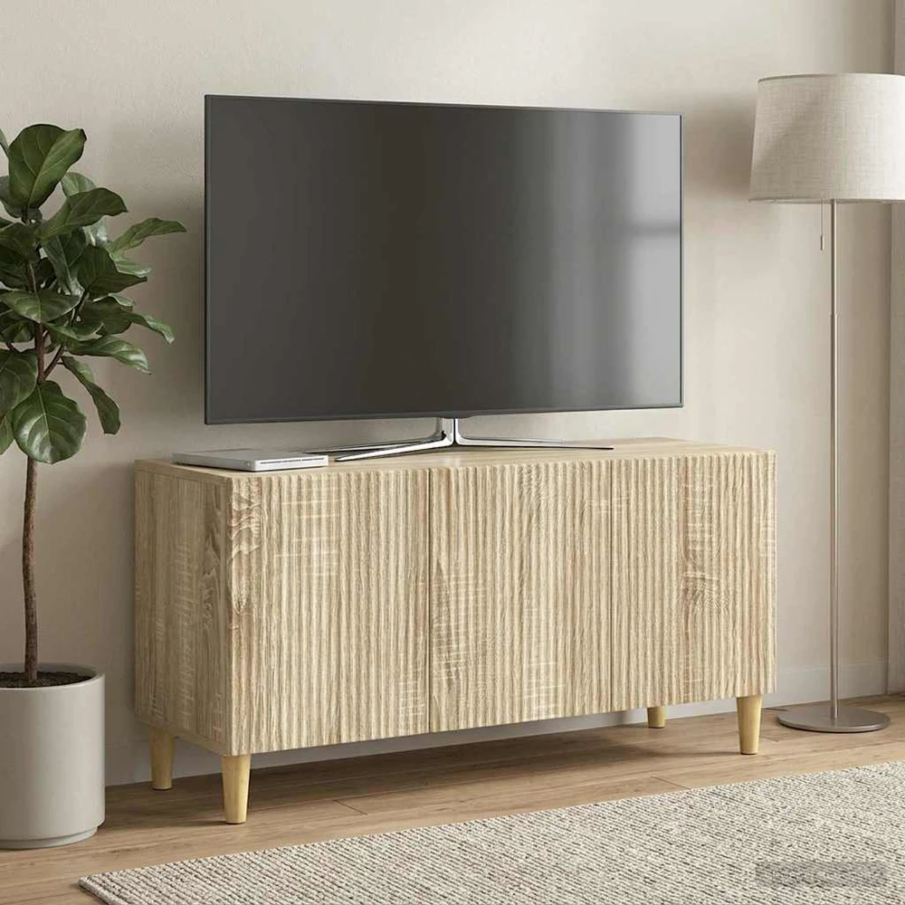 TV staliukas Televizoriaus spintelė 99 x 34,5 x 50 cm Sonoma ąžuolas