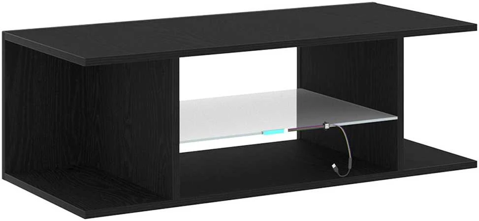 TV staliukas Televizoriaus spintelė 90 x 39 x 30 cm Juodas ąžuolas