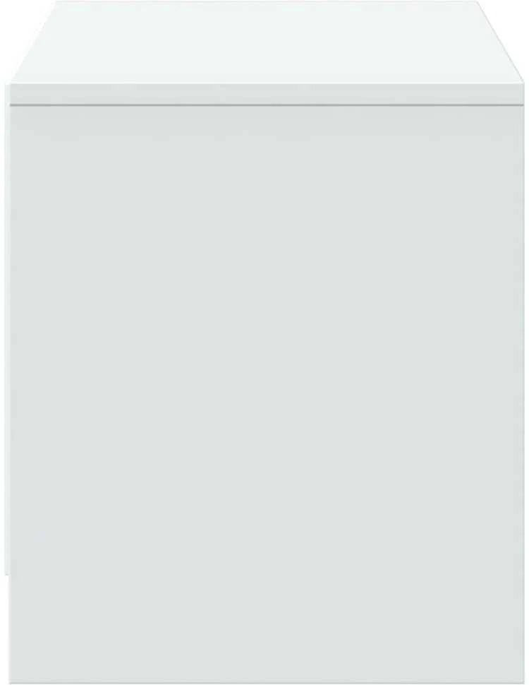 TV staliukas Televizoriaus spintelė su LED, balta, 97x34x40cm, mediena