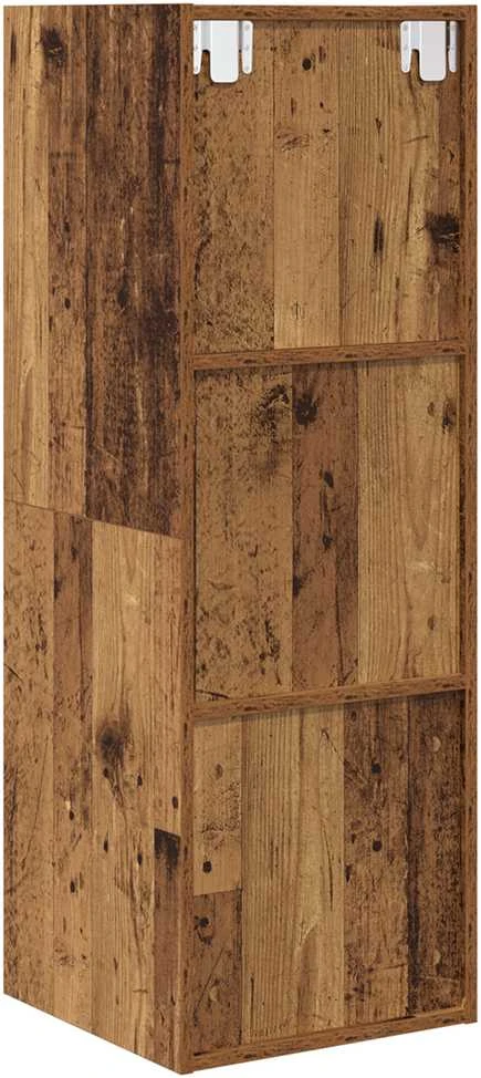TV staliukas TV spintelių komplektas 37 x 37 x 107 cm Senovinis medis