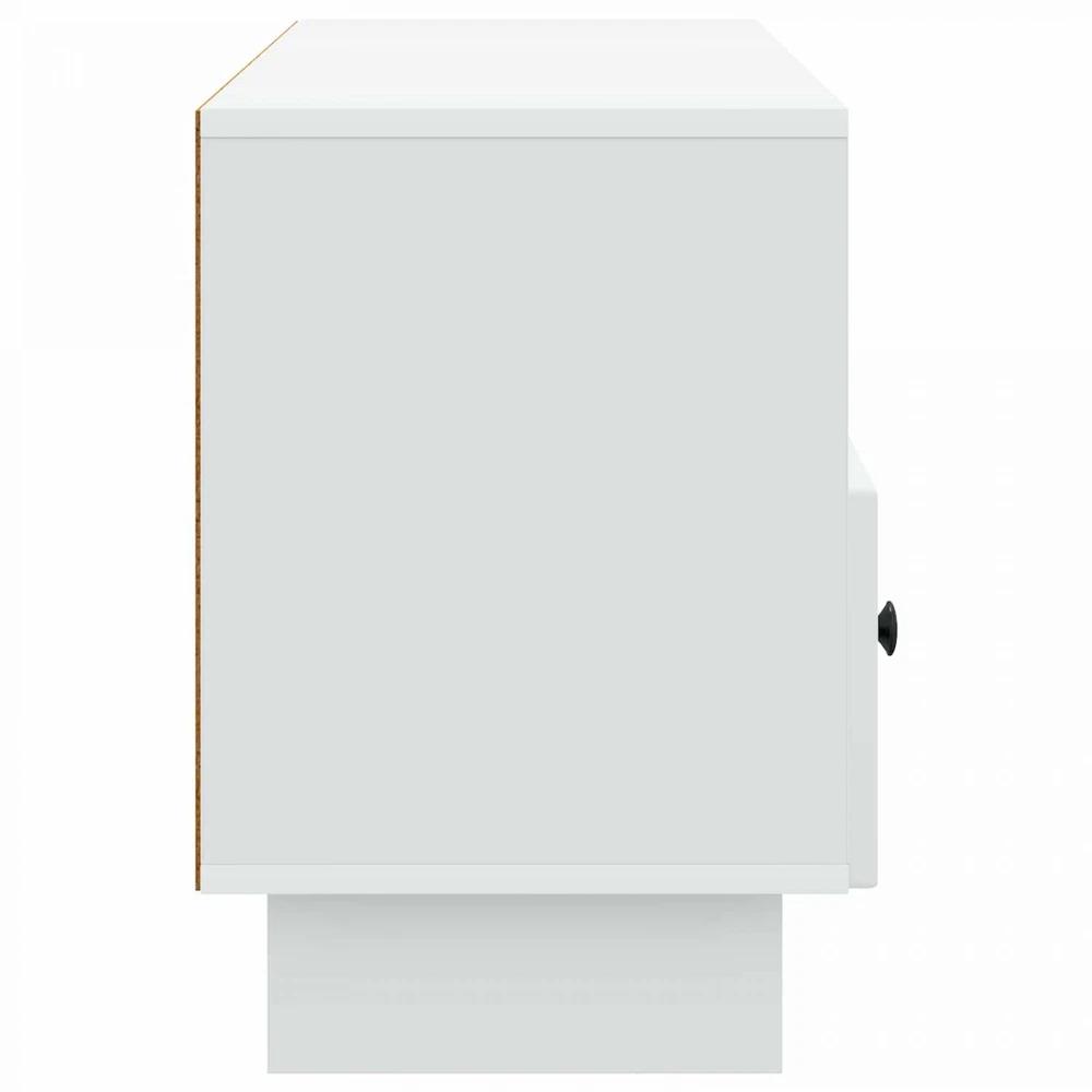 TV staliukas Televizoriaus spintelė su stalčių Balta 102 x 34,5 x 50 cm