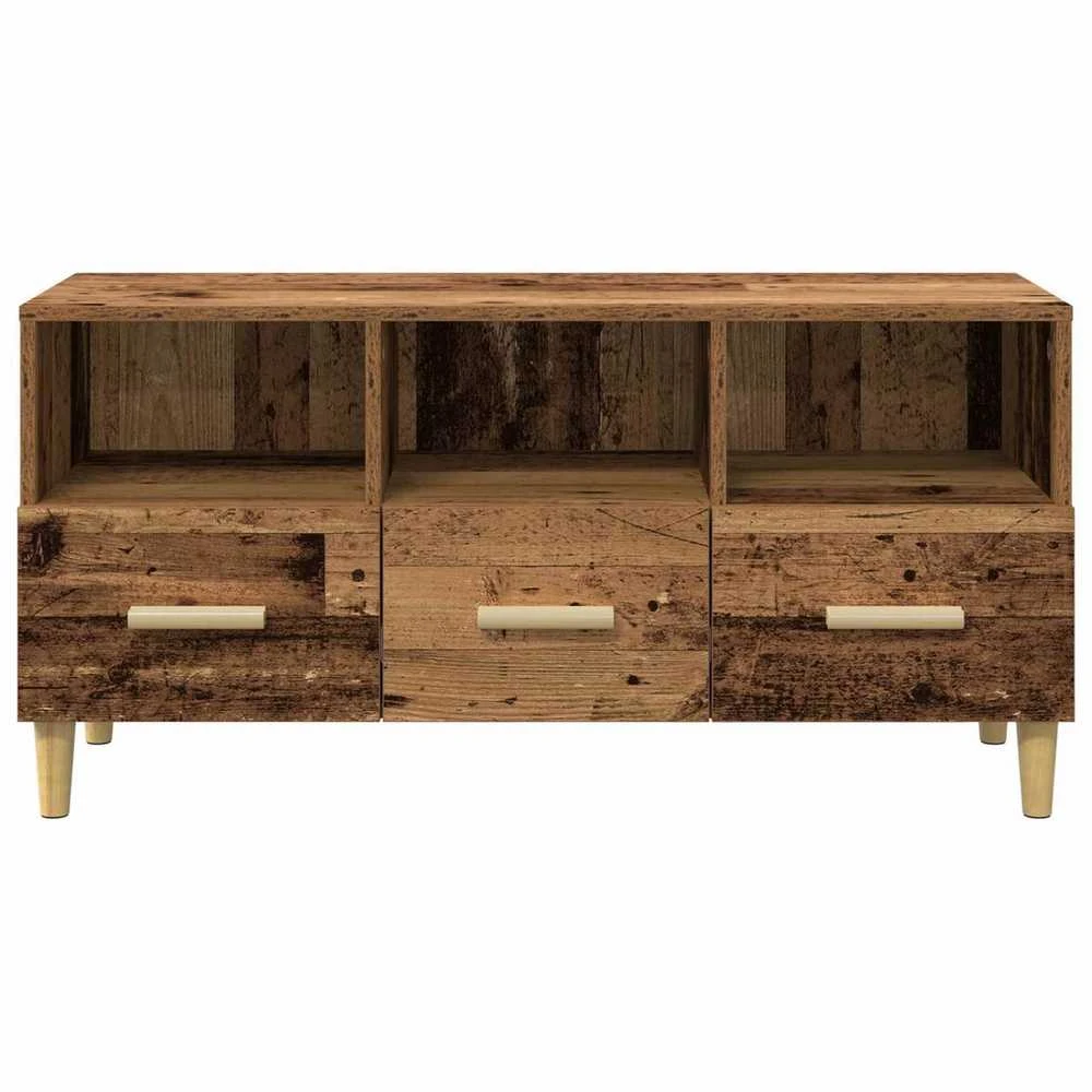 TV staliukas Televizoriaus spintelė 102 x 36 x 50 cm Senas medis