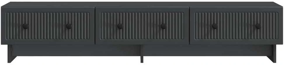 TV staliukas Televizoriaus spintelė 147 x 34,5 x 30 cm Juoda