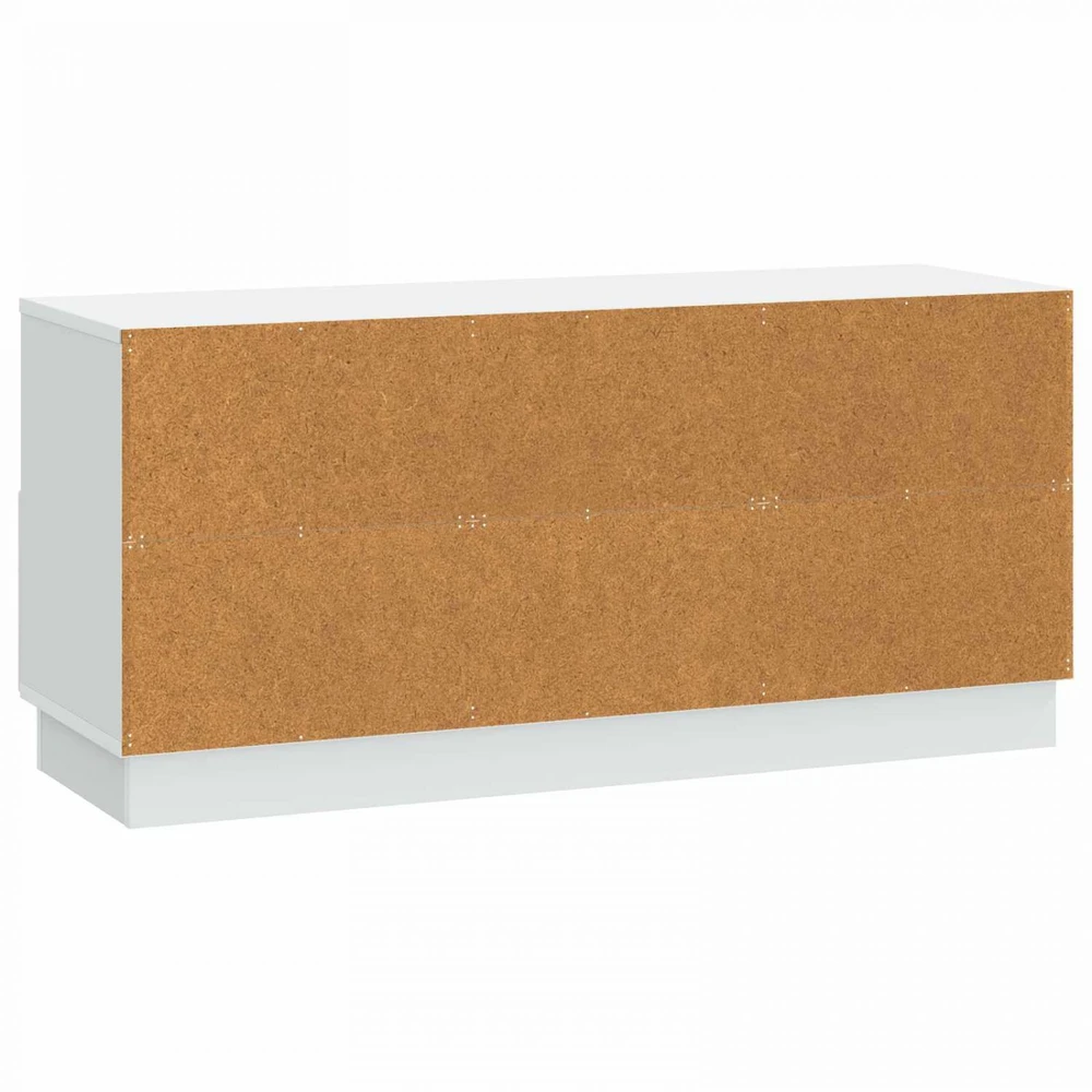 TV staliukas Televizoriaus spintelė su stalčių Balta 102 x 34,5 x 47 cm