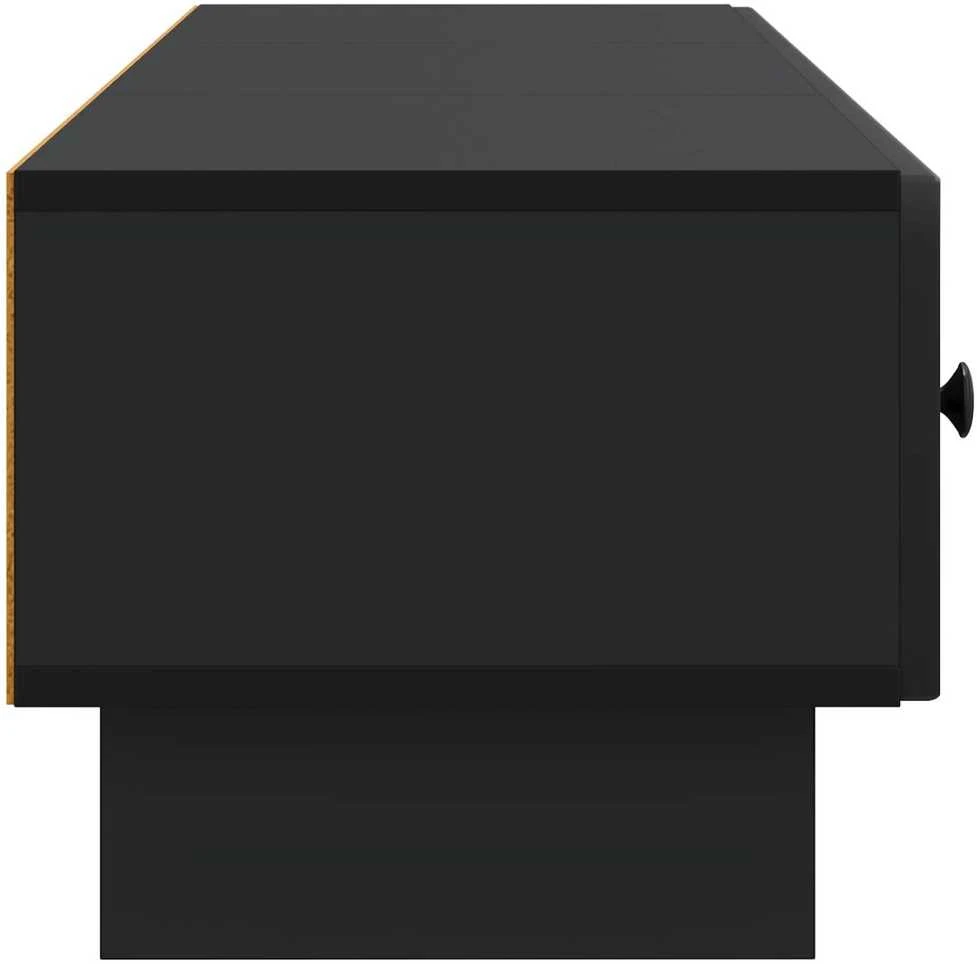 TV staliukas Televizoriaus spintelė 147 x 34,5 x 30 cm Juoda