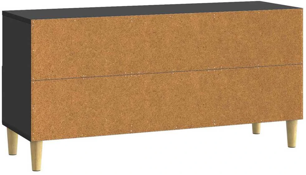 TV staliukas Televizoriaus spintelė 102 x 34,5 x 50 cm Juoda