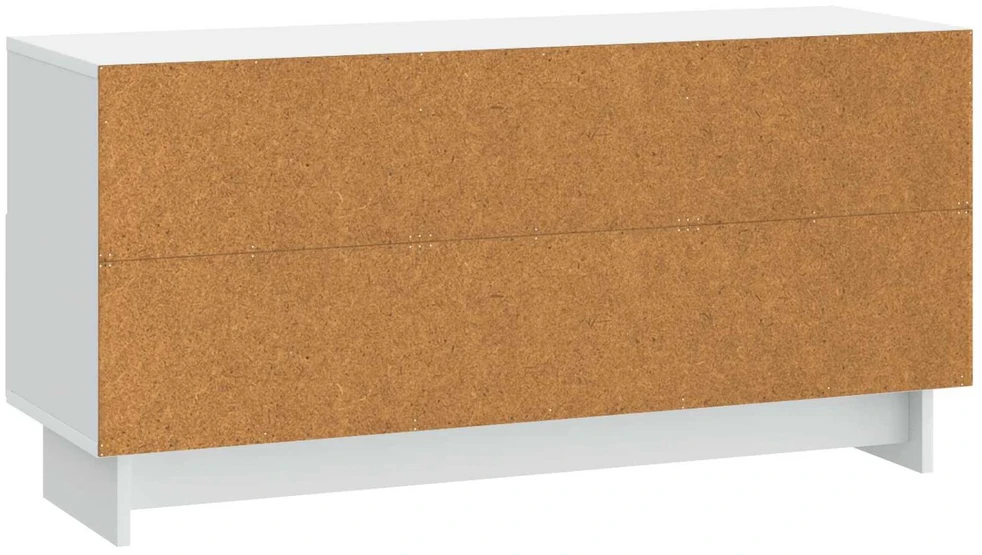 TV staliukas Televizoriaus spintelė su stalčių Balta 102 x 34,5 x 50 cm