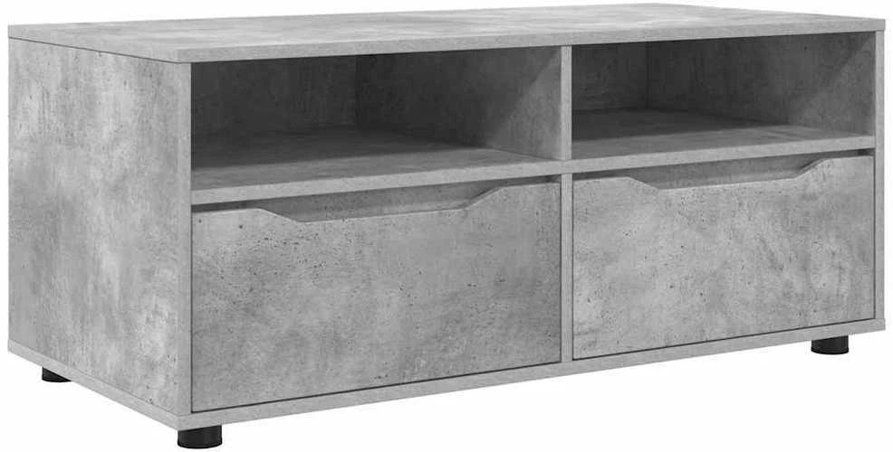 TV staliukas Televizoriaus spintelė 100 x 48 x 43 cm Betono pilka
