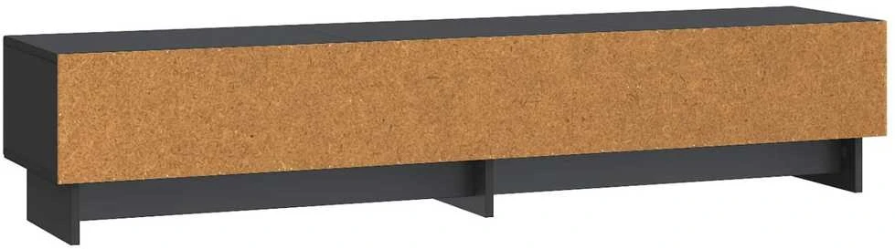 TV staliukas Televizoriaus spintelė 147 x 34,5 x 30 cm Juoda