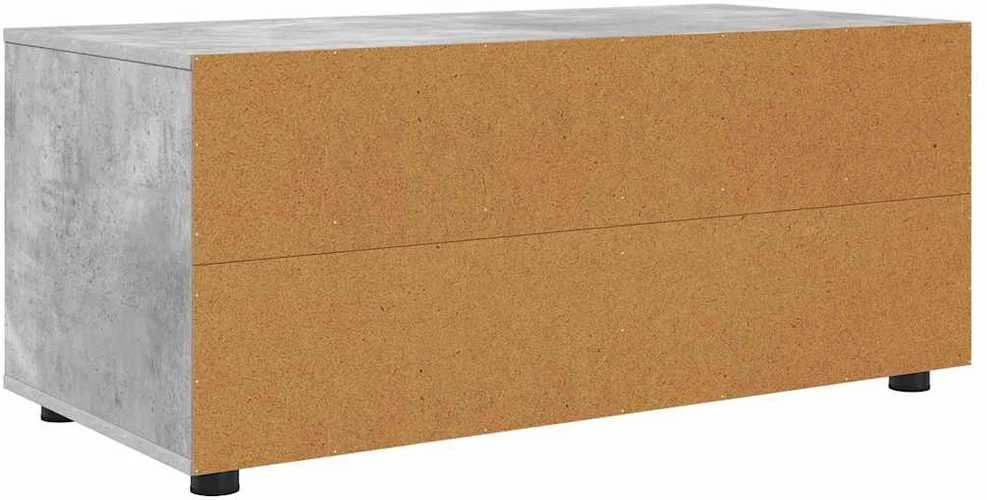 TV staliukas Televizoriaus spintelė 100 x 48 x 43 cm Betono pilka