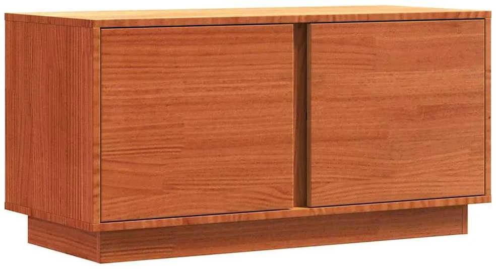 TV staliukas Televizoriaus spintelė Vaško ruda 80 x 35 x 40,5 cm