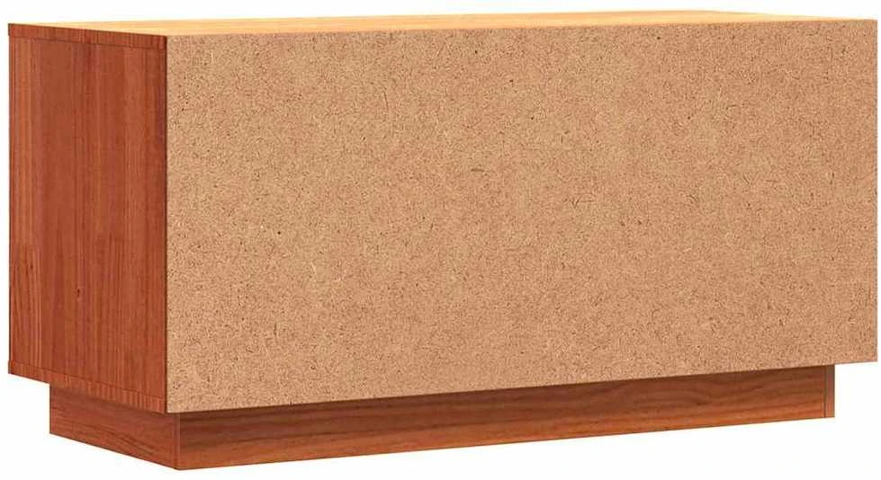TV staliukas Televizoriaus spintelė Vaško ruda 80 x 35 x 40,5 cm