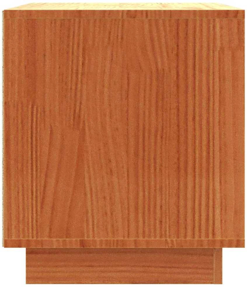 TV staliukas Televizoriaus spintelė Vaško ruda 80 x 35 x 40,5 cm