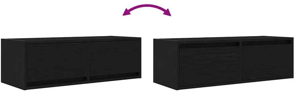 TV staliukas Televizoriaus spintelės, 2vnt., 80x31x25,5 cm, mediena