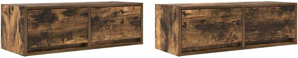 TV staliukas Televizoriaus spintelės, 2vnt., 80x31x25,5 cm, mediena