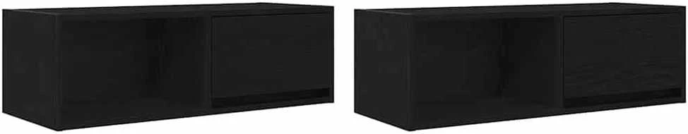 TV staliukas Televizoriaus spintelės, 2vnt., 80x31x25,5 cm, mediena