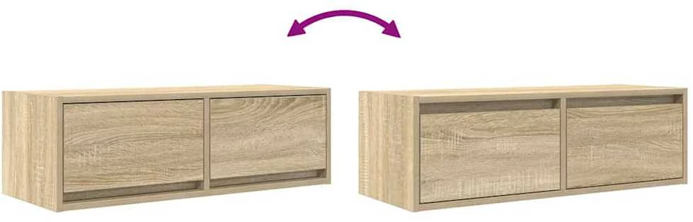 TV staliukas Televizoriaus spintelės, 2vnt., 80x31x25,5 cm, mediena