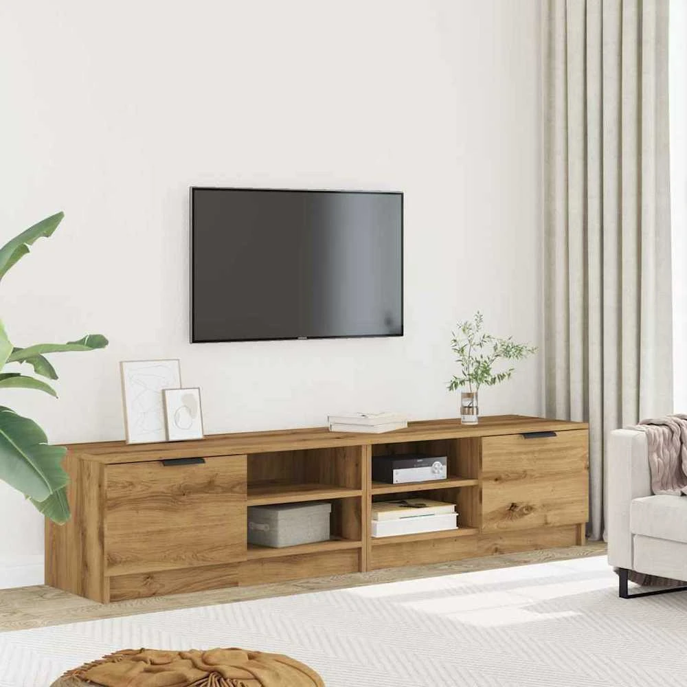 TV staliukas Televizoriaus spintelės, 2vnt., artisano, 80x35x36,5cm, mediena
