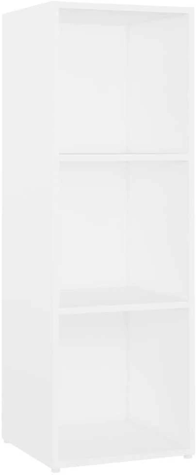 TV staliukas Televizoriaus spintelės, 4vnt., baltos, 107x35x37cm, MDP