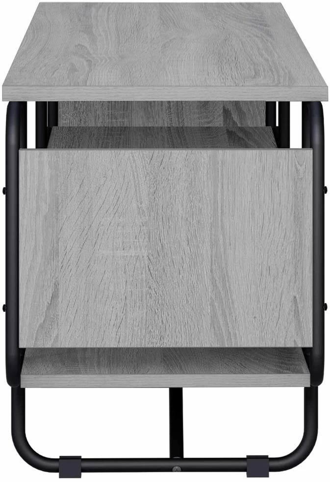 TV staliukas Televizoriaus stovas 140 x 36 x 45 cm Pilka Sonoma
