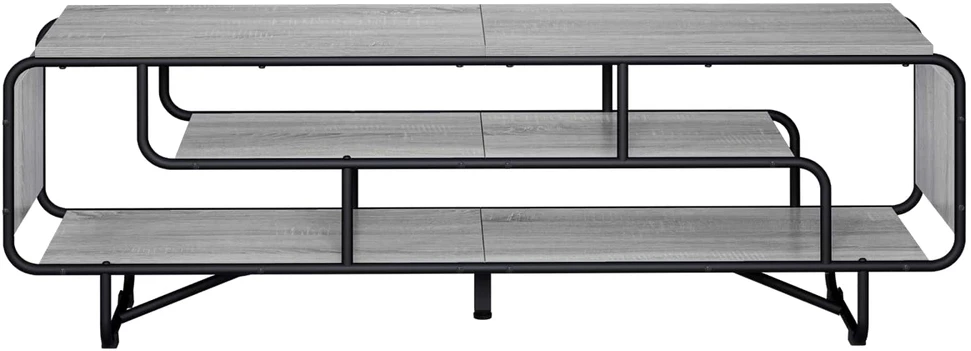 TV staliukas Televizoriaus stovas 140 x 36 x 45 cm Pilka Sonoma