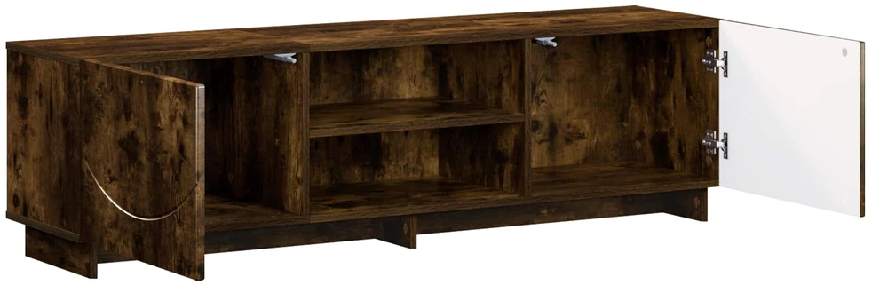 TV staliukas Televizoriaus stovas 140 x 34,5 x 40 cm Dūminio ąžuolo