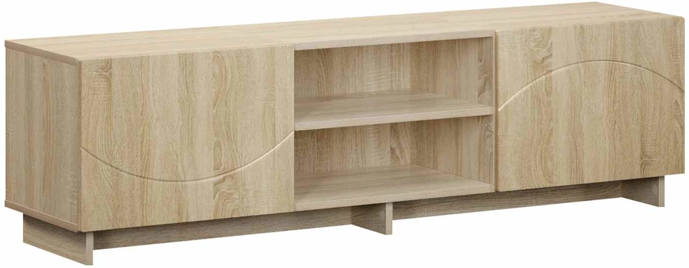 TV staliukas Televizoriaus stovas 140 x 34,5 x 40 cm Sonoma ąžuolas