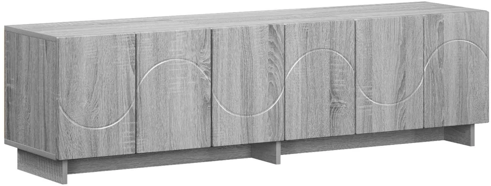 TV staliukas Televizoriaus stovas 140 x 34,5 x 40 cm Pilka Sonoma