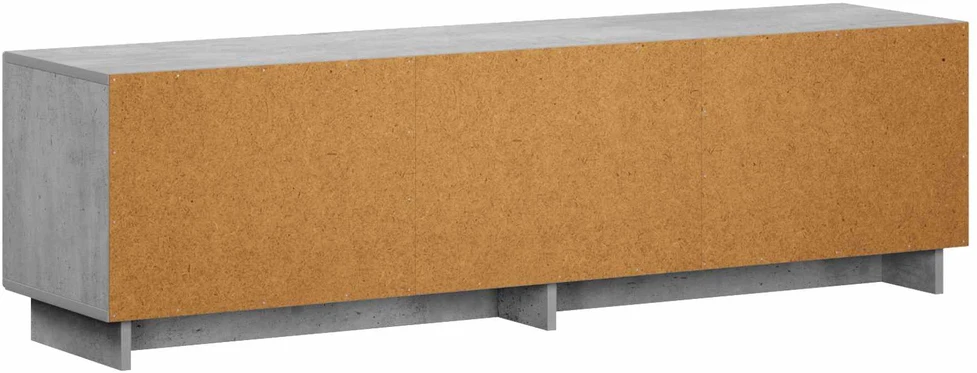 TV staliukas Televizoriaus stovas 140 x 34,5 x 40 cm Betono pilka