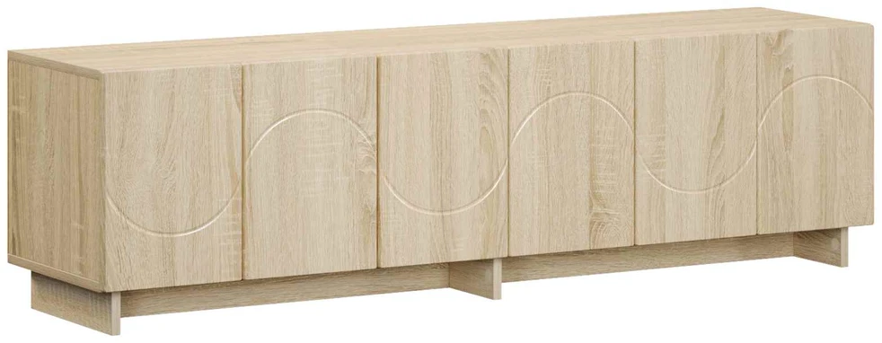 TV staliukas Televizoriaus stovas 140 x 34,5 x 40 cm Sonoma ąžuolas