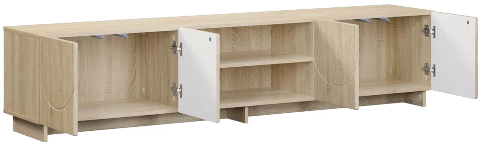 TV staliukas Televizoriaus stovas 179.5 x 34.5 x 40 cm Sonoma ąžuolas