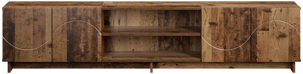 TV staliukas Televizoriaus stovas 179.5 x 34.5 x 40 cm Sendintos medienos