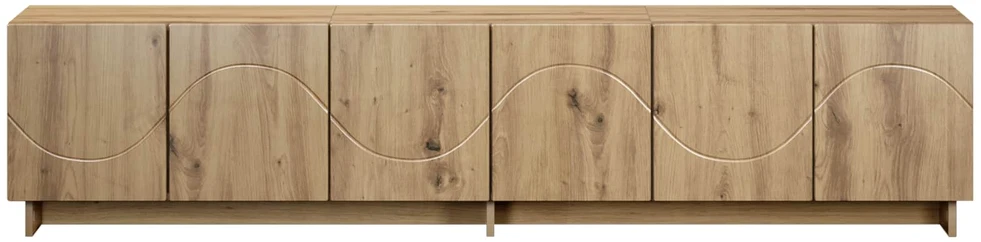 TV staliukas Televizoriaus stovas 180 x 34,5 x 40 cm Artisano ąžuolo
